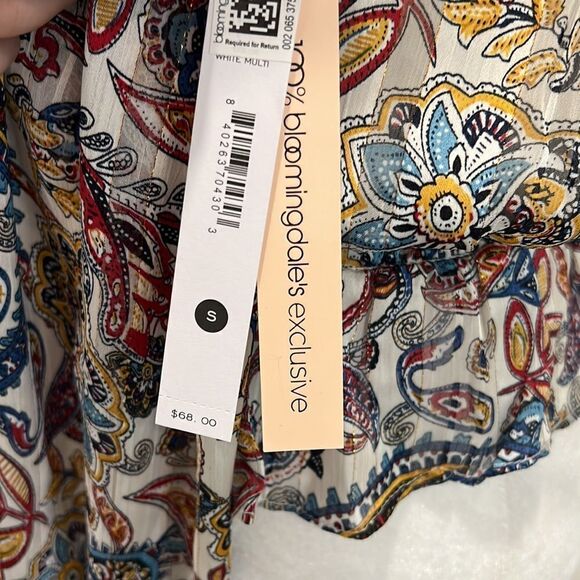 Bloomingdales Aqua Off the Shoulder Top - Picture 8 of 10